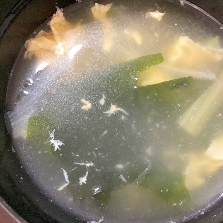 ワカメのかき玉スープ